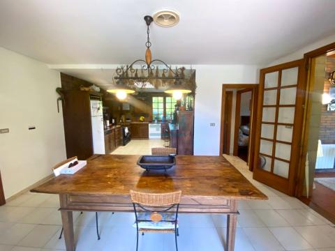 Planta Baja: Cocina con chimenea de leña