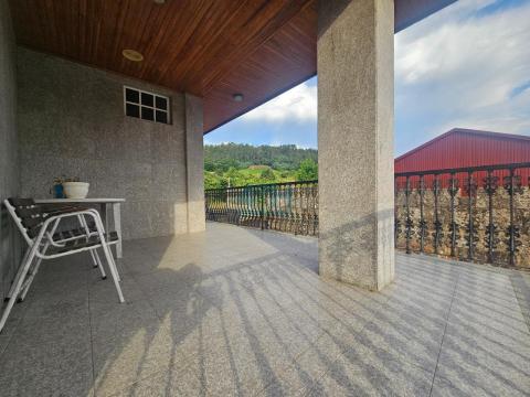 Terraza con balcón